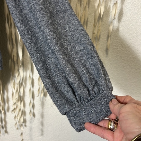 ONIA Gray Polo Long Sleeve Bodysuit Size M - Picture 8 of 16